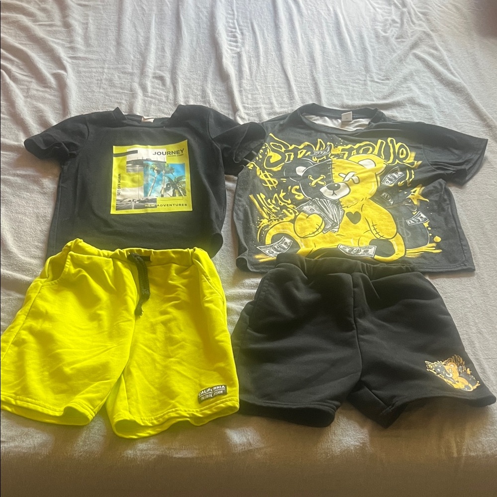 (PRE BUNDLED) BOYS SHORTS SET